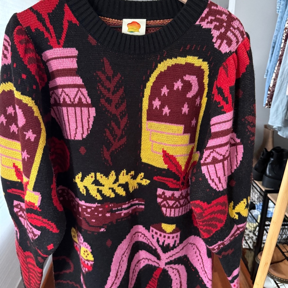 FARM Rio Tropical Magic Sweater Dress - Picture 4 of 10